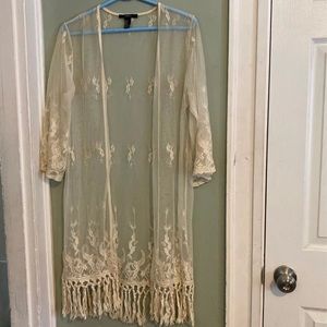 Forever 21 Sheer Cardigan